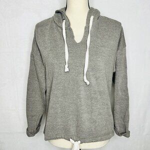 Ocean Drive Cropped Hoodie Cozy Soft Comfort Drawstring Waist Sz S